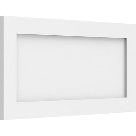 Ekena Millwork Cornell Flat Panel Decorative Wall Panel, 24"W x 12"H x 5/8"P WALP24X12X062CNL